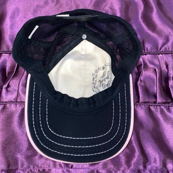 John Deere Farm Fresh Pig Black Pink Hat Mesh Trucker RARE USED Embroidered HTF - Picture 8 of 10